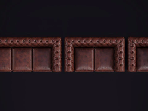 Brooklyn Chesterfield 3D Model