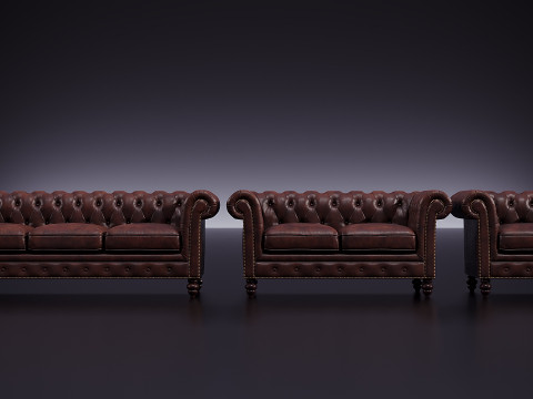Brooklyn Chesterfield Model 3D