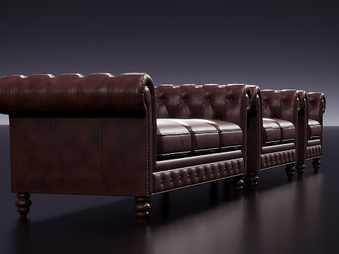 Brooklyn Chesterfield Model 3D