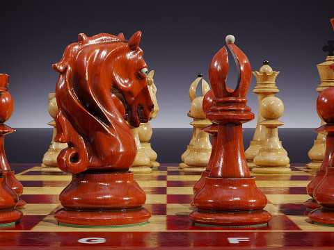 Échecs classiques Modèle 3D
