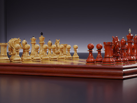 Échecs classiques Modèle 3D
