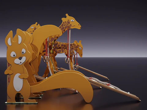 &Ccedil;ocuk oyun alanı 3D Model