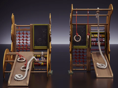 &Ccedil;ocuk oyun alanı 3D Model