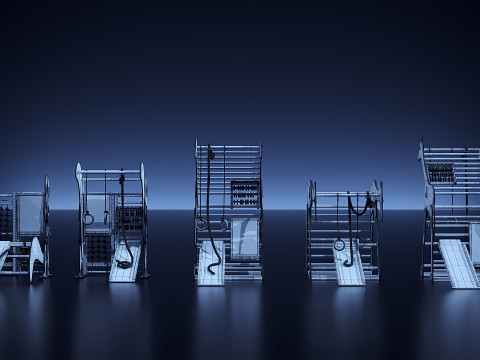 बच्चों का खेल का मैदान 3D मॉडल