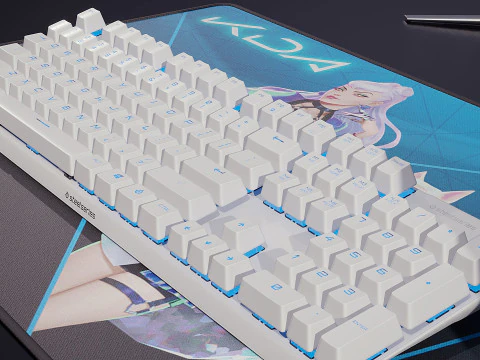 Gamer set 3D Model