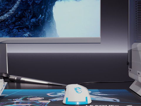 गेमर सेट 3D मॉडल