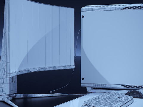 गेमर सेट 3D मॉडल