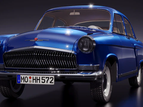 Gaz 21 Wolga 3D Model
