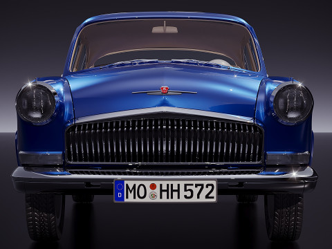 Gaz 21 Volga 3D Model