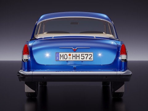 Gaz 21 Volga 3D Model
