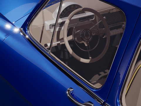 Gaz 21 Volga 3D Model