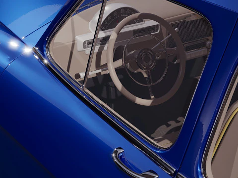 Газ 21 Волга 3D Модель