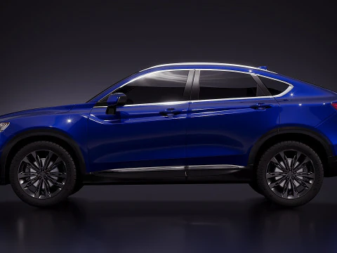 Geely Tugella 2020 3D Model