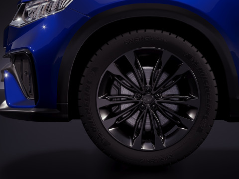 Geely Tugella 2020 Modelo 3D