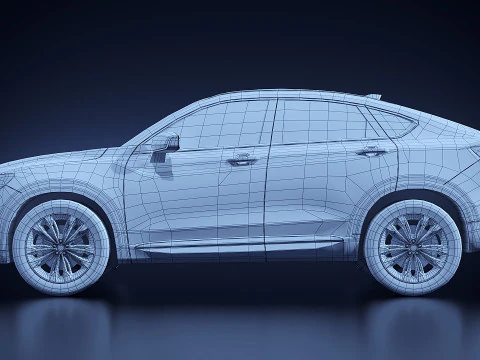 Geely Tugella 2020 3D Model