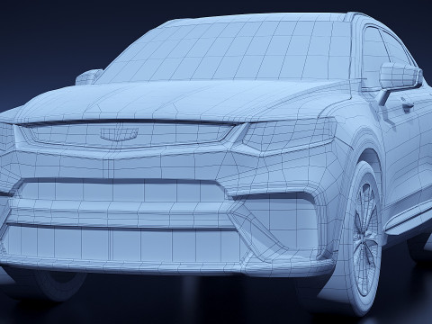 Geely Tugella 2020 Modelo 3D