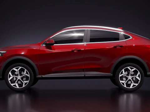 Haval F7x 2020 3D Model