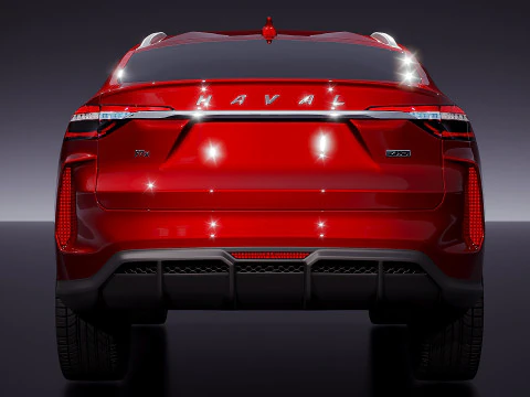 Haval F7x 2020 3D Model