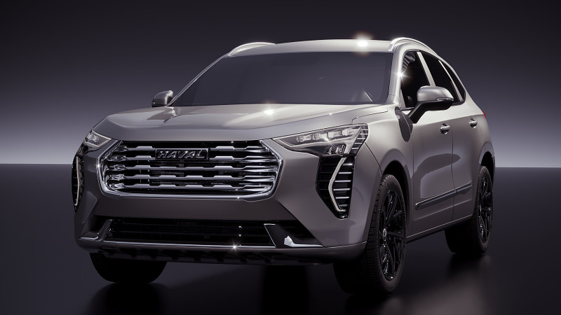 Haval Jolion 2021 3D Model .c4d .max .obj .3ds .fbx .stl .blend 
