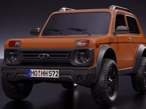 Łada Niva Bronto Model 3D