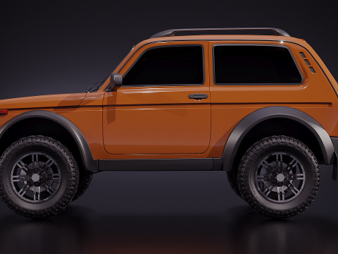 ラダ ニヴァ ブロント 3Dモデル