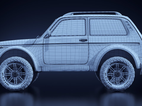 ラダ ニヴァ ブロント 3Dモデル