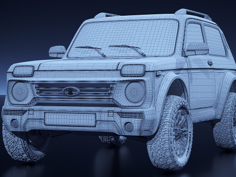 ラダ ニヴァ ブロント 3Dモデル