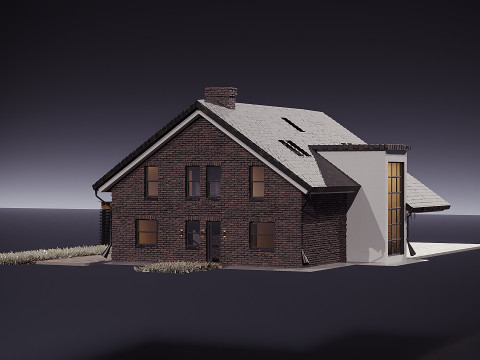 Nowoczesny dom Model 3D