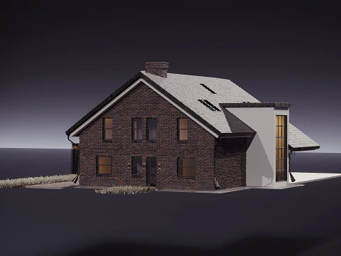 Casa moderna Modello 3D