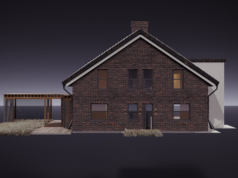 Modern house 3D Model