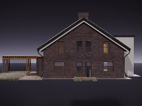 Modern house 3D Model