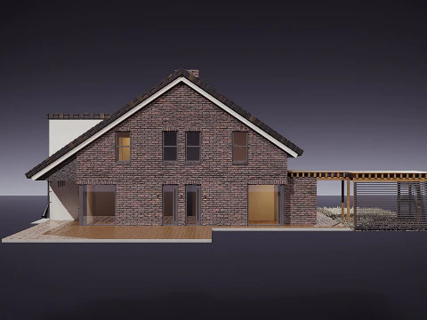Modern house 3D Model