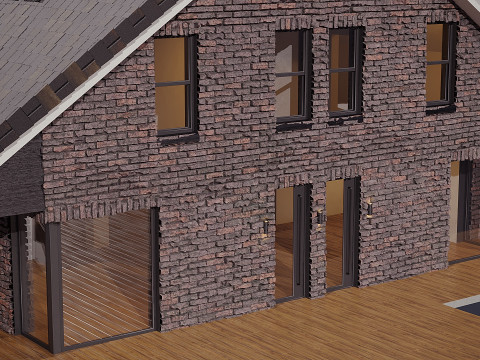 Modern house 3D Model