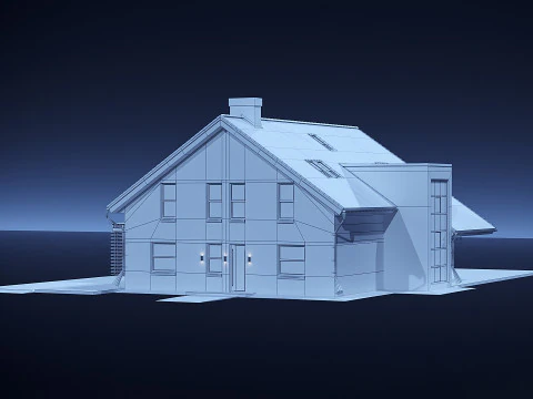 Modern house 3D Model