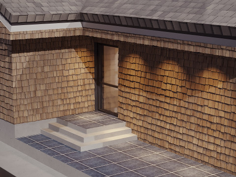 Modern house 00 3D Model