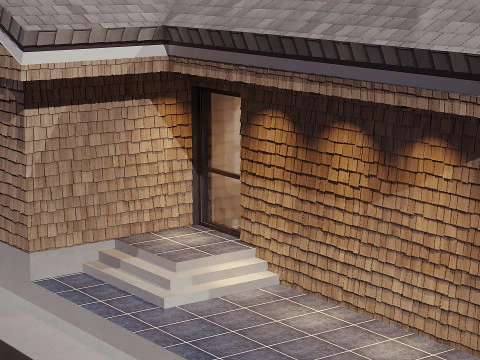Modern house 00 3D Model