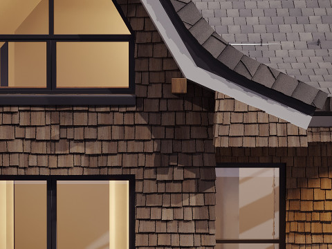 Modern house 00 3D Model