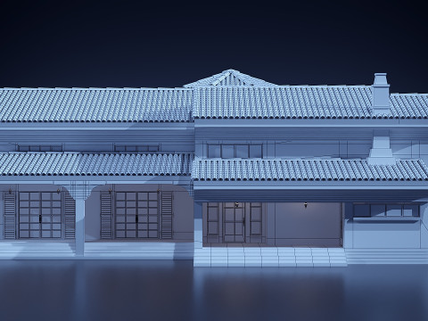 Spanish villa 3D Model