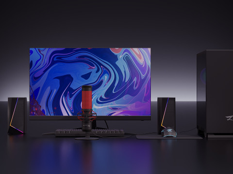 Streaming set 3D Model