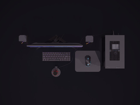 Streaming set 3D Model