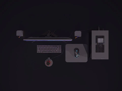 Streaming set 3D Model
