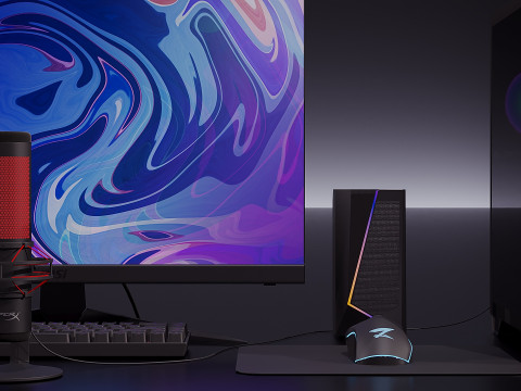 Streaming set 3D Model