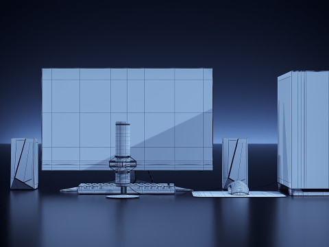 Streaming set 3D Model