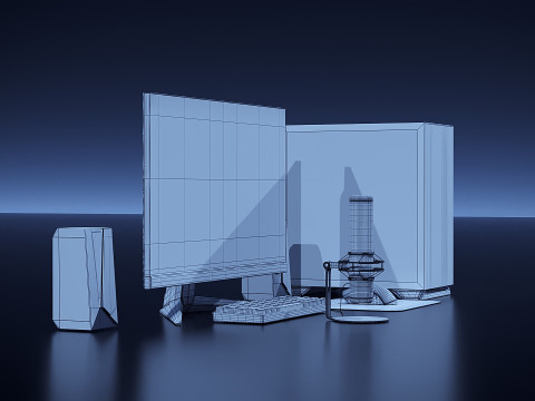 Streaming set 3D Model