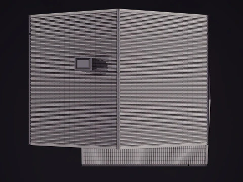 Wood House 3D Model