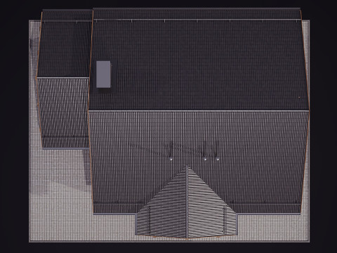 Wooden House 3D Model