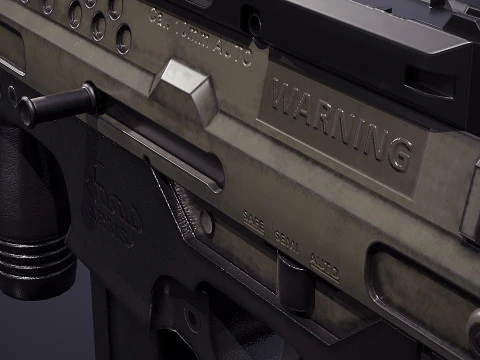 10mm AUTO SMG 3D Model