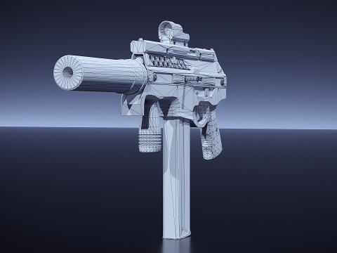 10mm AUTO SMG 3D Model