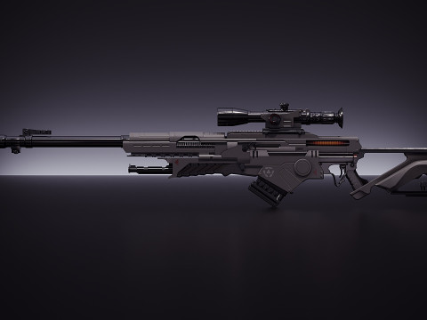 Karabin szturmowy Model 3D
