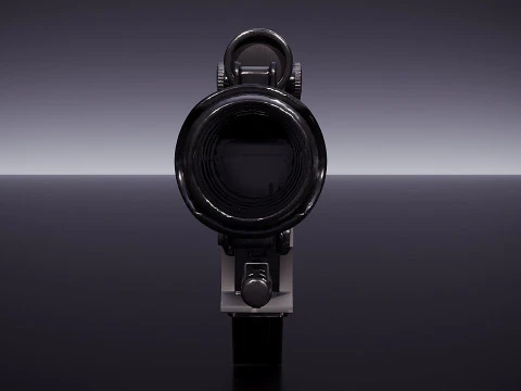 Assault rifle 3D Model
